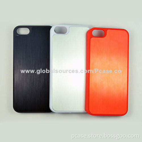 PC case for iPhone 5 with superior PC and alloy co-molded
